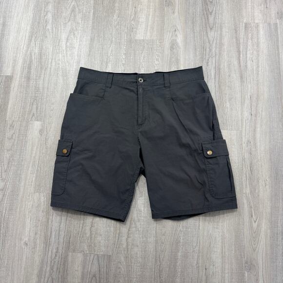 Orvis Voyager Cargo Shorts Men's 38 Gray 10" Inseam Hiking Camp Fishing Outdoors - Picture 1 of 12